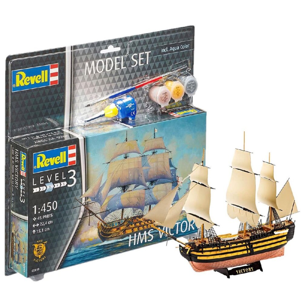 Revell 1:450 HMS Victory Flagship Model Set -106-piece (Plastic) New in Box
